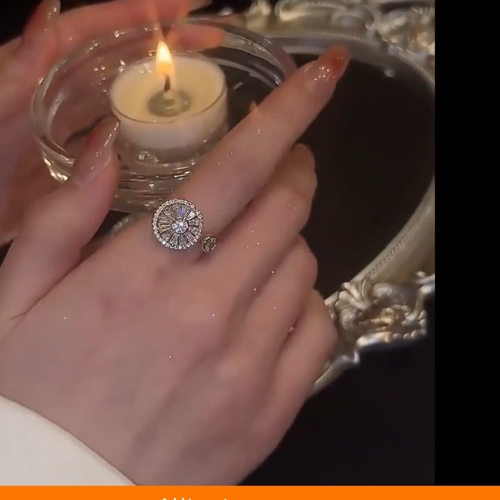 SILVER BRAS RING OS SIZE - Picture 7 of 8